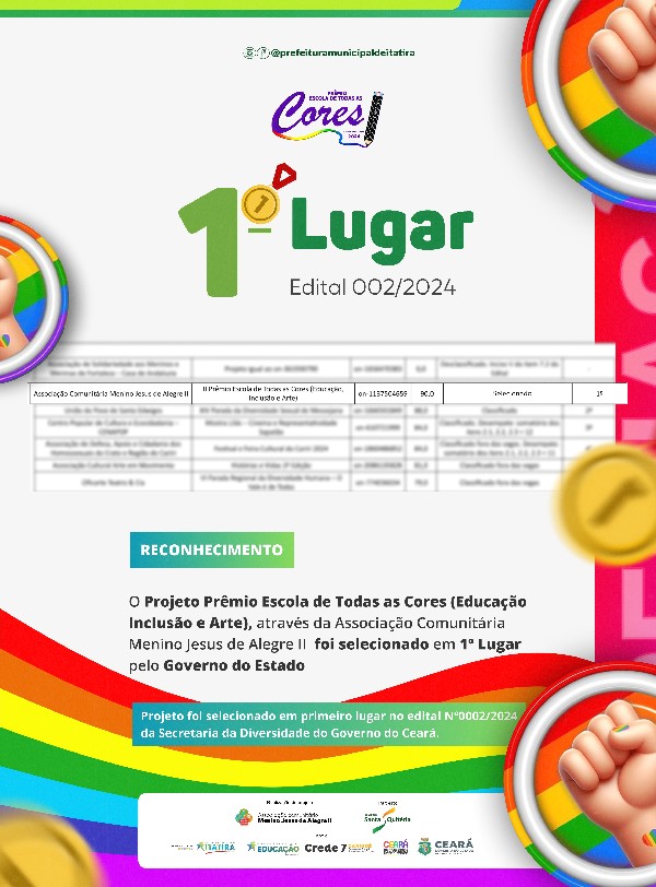 Educação e Cultura de Itatira em Festa de Cores e Diversidade!